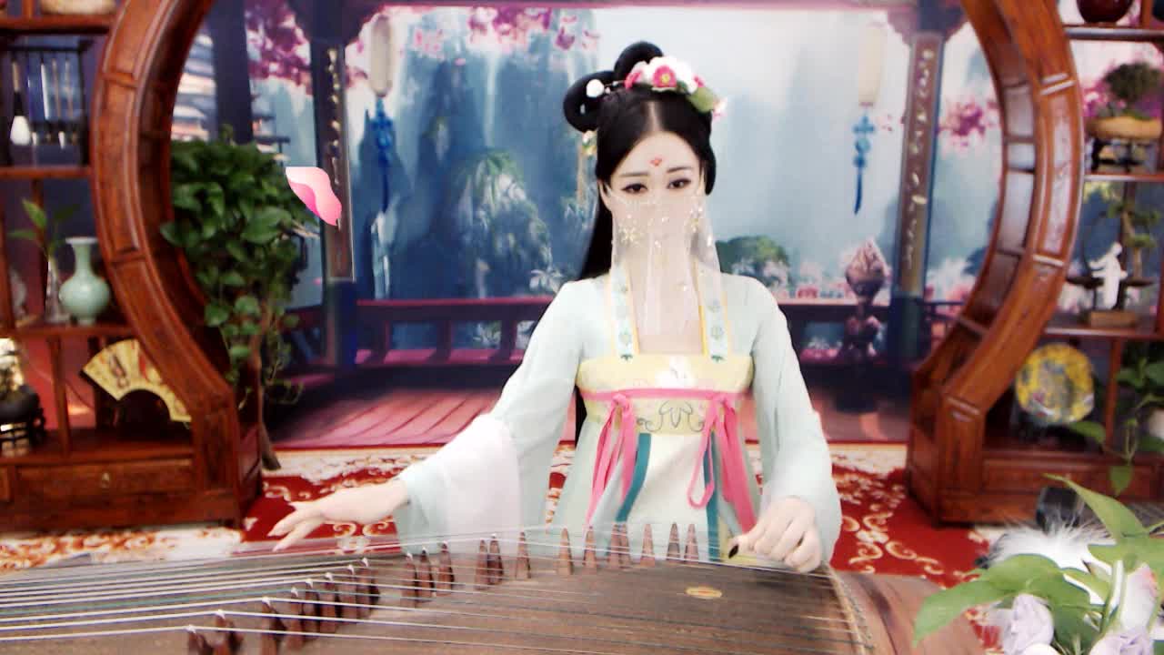 99018古筝女儿弹奏 山鬼