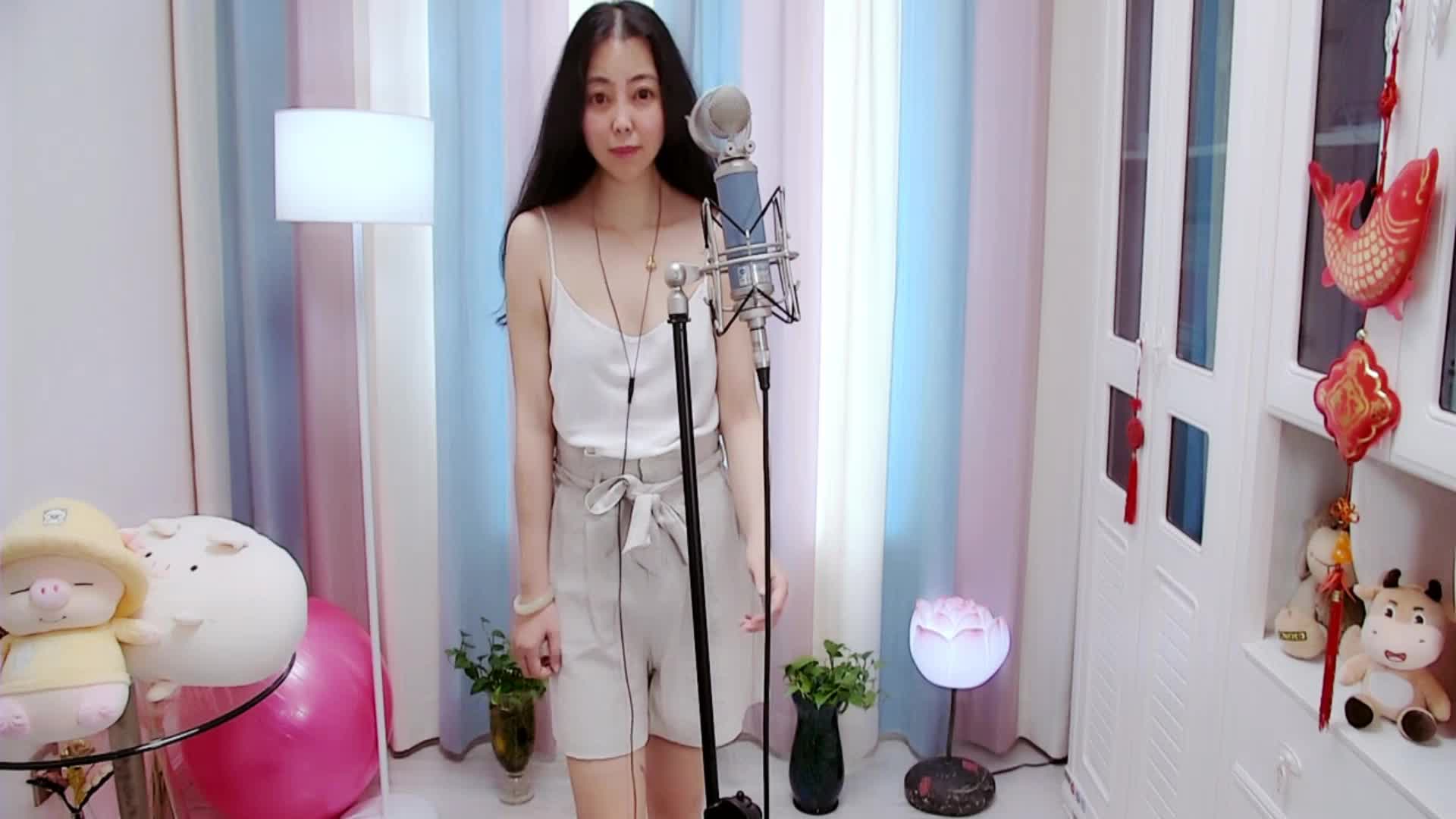 书宝宝直播间演唱《人间》