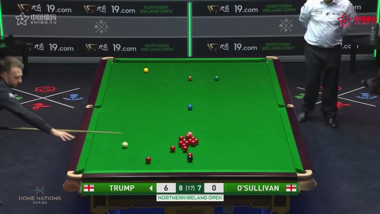 特鲁姆普9-7奥沙利文成功卫冕决胜局