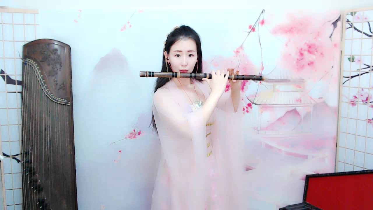 《愿情》古筝-子昕-美女跳舞视频-yy舞曲-tuou视频