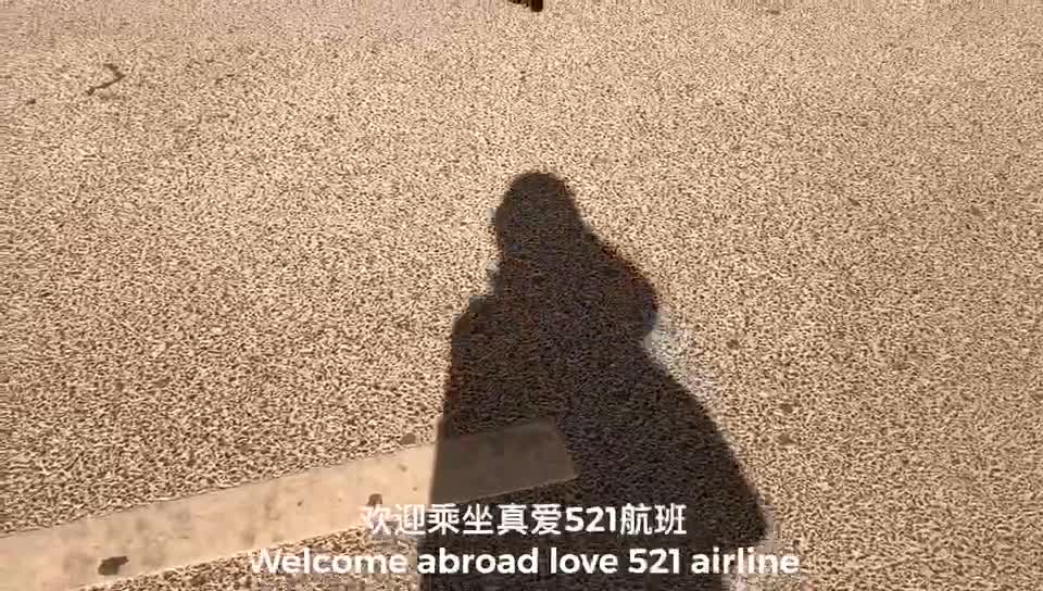 欢迎乘坐真爱521航班
